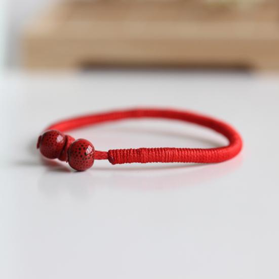 Unisex Ceramics Beads Charm Braided Rope Lucky Bracelet Bangle Jewelry Gift