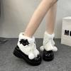 Women's Snow Boots 2026 Winter New Warm Plush Comfortable Anti Slip Ankle Boots Fashion Platform Bow Cotton Shoes Botas Mujer