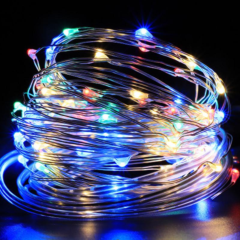 1 Pack Solar Lights Outdoor Waterproof Solar Fairy LED String Light With 8 Modes Twinkle Lights For Garden Party Wedding Decor