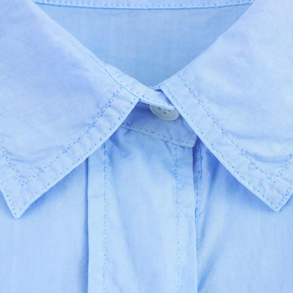 2025 Spring/Summer Women's Fashion: Versatile Pleated Shirt Dress