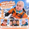 Windproof Ski Balaclava Thermal Fleece Face Cover Printed Full Face Mask  Winter