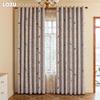 1PC LOZUJOJU French Fashionable Printed Rose Patterned Curtains Full Blackout Curtains for Bedroom Living Room Balcony Window for Home Decor