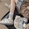 Kawaii 2026 Women's Mid-Calf Cartoon Puppy Cotton Socks - Cute Japanese/Korean Style for Spring/Summer