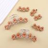 3Pcs Cute Resin Gingerbread Hair Accessories Women And Girls Clip Set, Suitable For Daily Sweet Holiday Hristmas, Parties Gifts