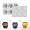 6-Cavity Chocolate Dessert Mold Creative DIY Baking Cake Molds  Pastry Making