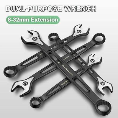 Langlebige Ratsche 8-32mm Universal Doppelmaul Torxschlüssel Kombinationsschlüssel Schnelle Ratsche Auto Reparaturwerkzeuge