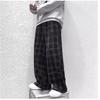 Men's Spring and Autumn Thin Section Corduroy Pants Loose Straight Casual Plaid Pants
