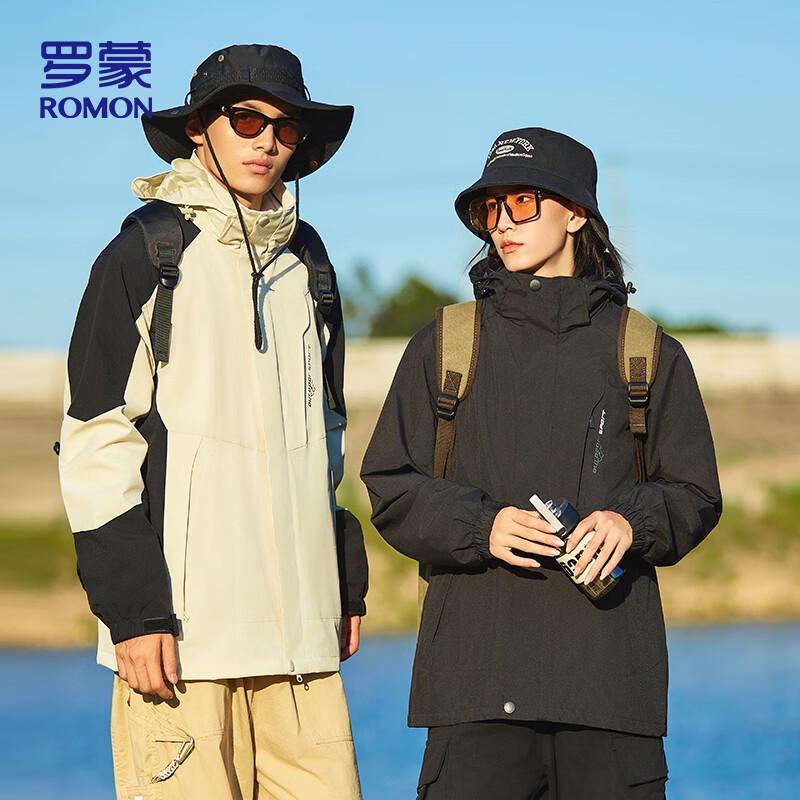 ROMON JK18 Outdoor Hooded Windproof Couple Jacket