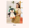 Chubby Penguin Plush Toy with Fun Headphones - Cute Cartoon Doll Gift for Girls