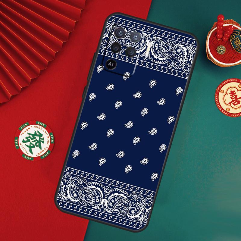 

Royal Bandana Paisley Case For Oppo A80 A40 A60 A6 A5 Pro A15 A16 A17 A57 A94 A74 A54 A76 A96 A18 A38 A58 A78 A98 OPPO A60 5G