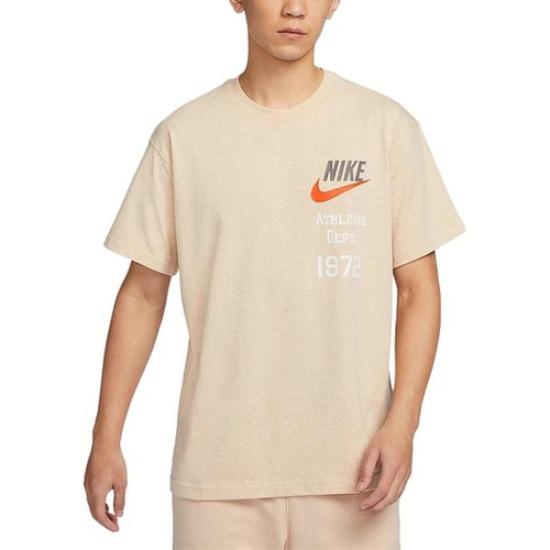 Nike Sportswear T Shirt Men's Sesame Brown FV1400-252