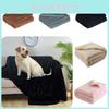 Couverture pour animaux de compagnie imperméable ultra douce, couverture de luxe en flanelle, peluche sherpa épaisse, housse de lit pour chien en différentes couleurs