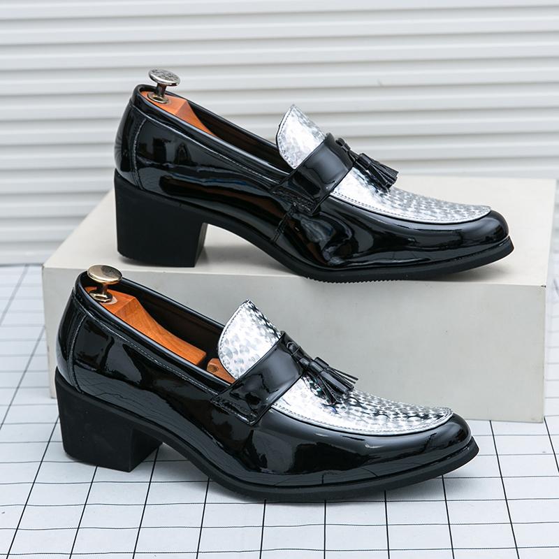 

Модная кожаная обувь для мужчин из натуральной кожи большого размера высокого качества дизайнерская формальная обувь повседневная обувь модные деловые оксфорды 38 белый