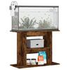 VidaXL Aquarium Stand Smoked Oak 80x35x60 Cm Engineered Wood 833580