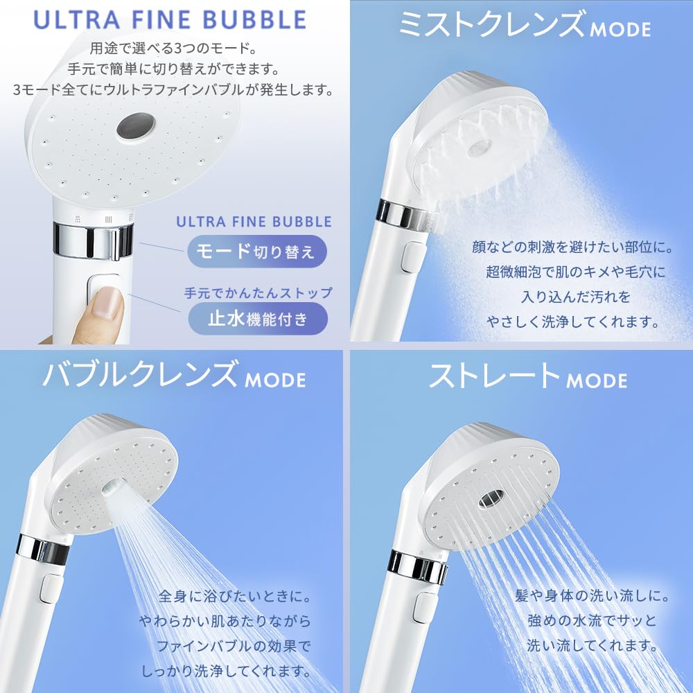 Iris Ohyama Shower Superior to Bubble Saves Approximately on Cleans Pores by Approximately Choose from 3 Flow Includes 3 FBIA Member Keeps Heat and