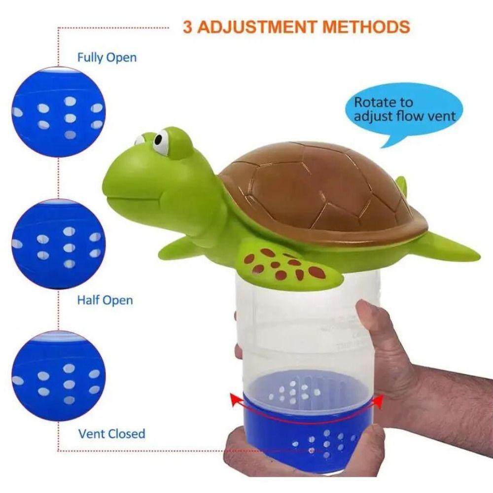Flamingo Pool Chlorine Floater Dispensers Turtle Chlorine Tablets Turtle Floater  Swimming Pool