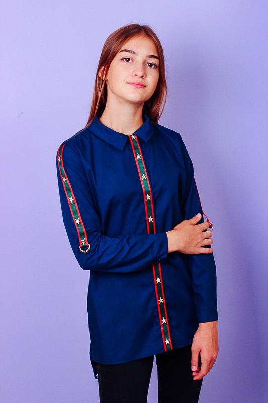 

Блуза (Дівчата) Будь-який сезон 6137-081 HC 128 безодня