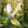 Parrot Outdoor Harness Clothes with Leash, Flight Cute Wings, Anti-breakaway Bird Vest, Training for Parakeet Budgie Cockatiel Non-restrictive Gear