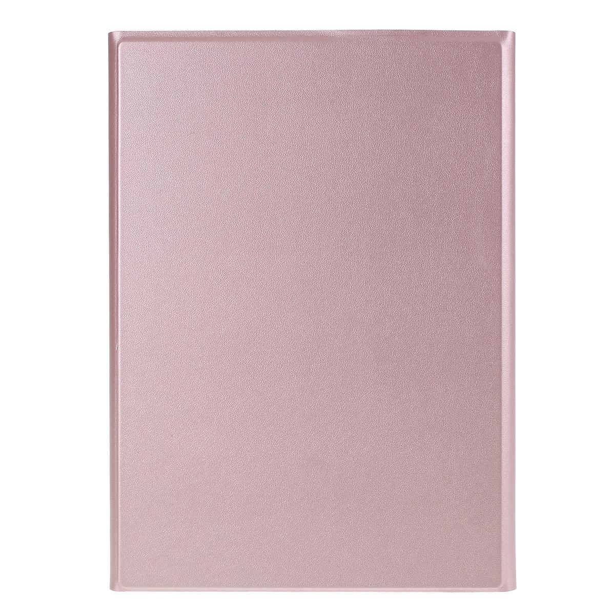 

Detachable 2 in 1 ABS Bluetooth-compatible Keyboard Leather Tablet Cover [with Backlight] for iPad 10.2 (2021)/(2020)/(2019) (A102) Rose Gold