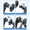 Dashboards Phone Mount With Secure Lock 360 Rotation Clip On Air Outlet Cellphone Holder For 4.7-7.2inch
