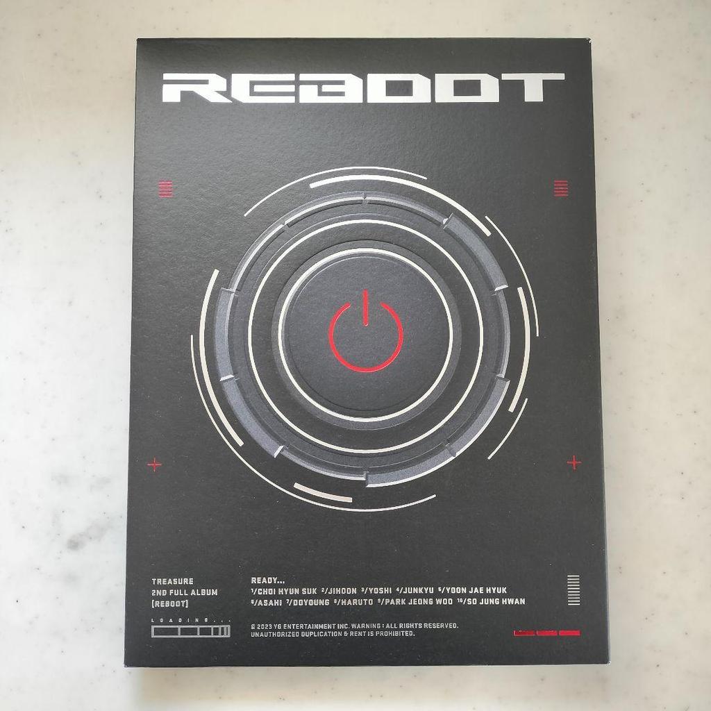 [USED] TREASURE “REBOOT” PHOTOBOOK Black Ver.