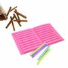 20 Cavities Silicone Strip Molds Food Grade Square Strip Silicone for Mold Dog Treat Stick