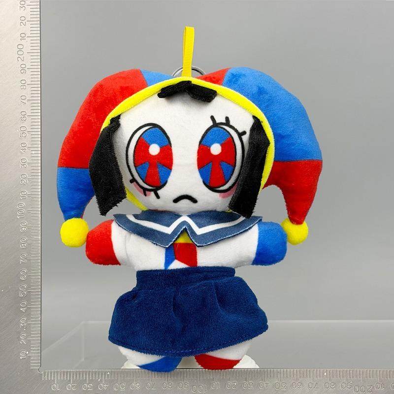 17Cm New Kawaii The Amazing Digital Circus Series Clown Plush Toy Cartoon Character Cute Creative Skin-Friendly Stuffed Toy Gift