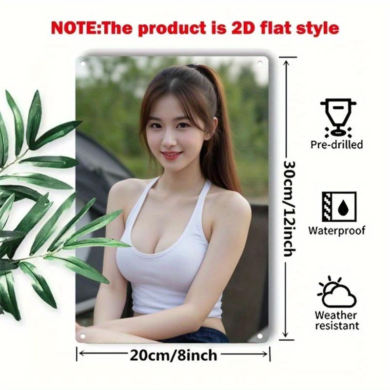 

Durable Metal Art Sign Rustic Wall Decor for Cafe Bar Home Gift 20x30cm