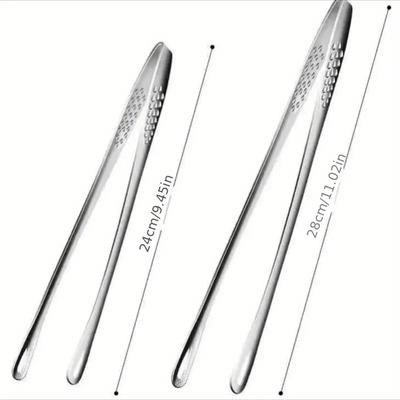 1pc/2pcs Stainless Steel Multifunctional Barbecue Clips Perfect for Barbecue, Baking and Camping Durable Kitchen Tools