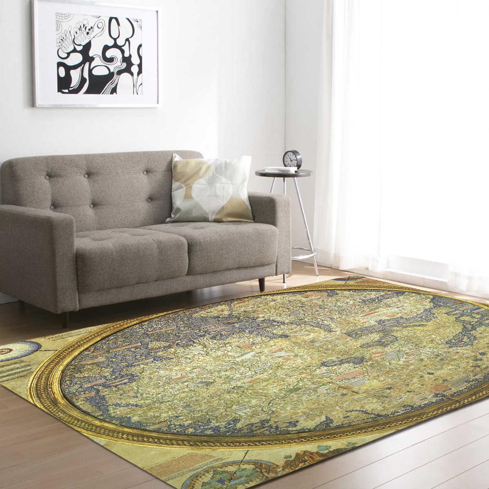 World Map Living Room Carpets Large Boys Bedroom Rug Kids Baby Play Rugs Kitchen Mat Memory Foam Home Decor Bathroom Floormat