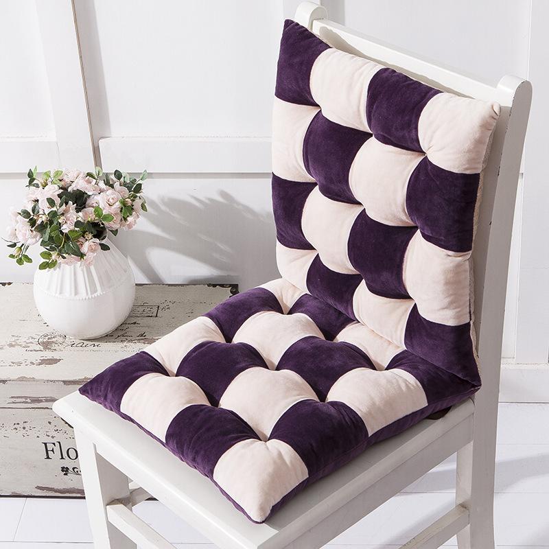 

40X40Cm Утолщенная подушка для студенческого сиденья, подушка для сиденья из хрустального бархата, теплоизоляционная сетка, подушка для стула для офисного класса, подушка, зима 40x40cm