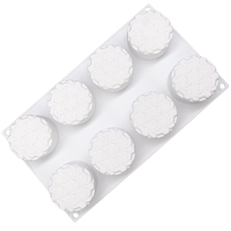 Kulatá silikonová forma na pěnový dort Pečicí forma Čokoláda Fondant Dezert Brownie Pečivo Znovu použitelný Kuchyňský nástroj na pečení dortů