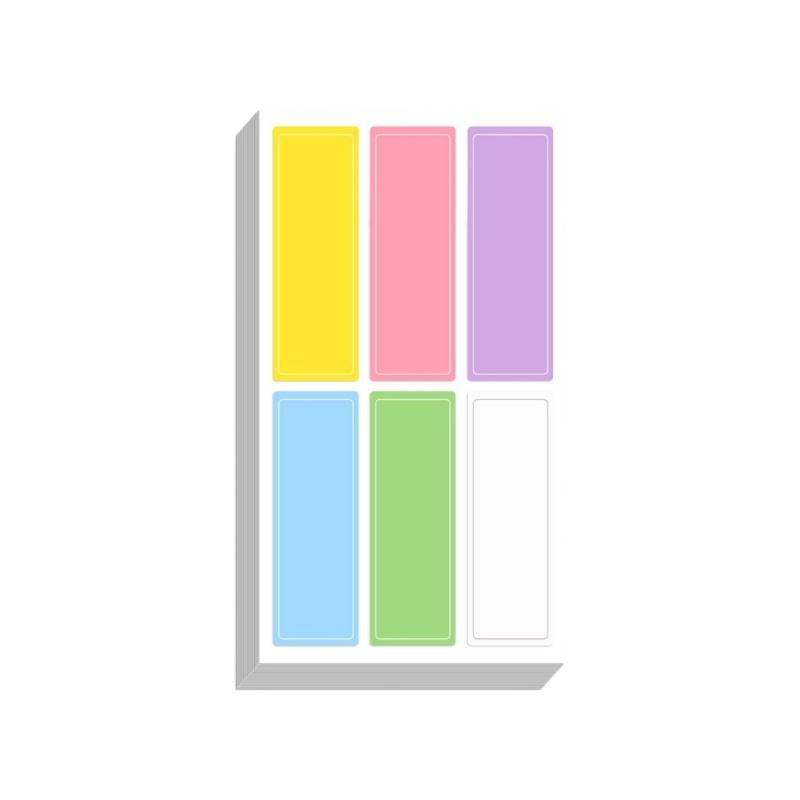 Name Labels Waterproof  Stickers Colorful Adhesive Sign School Organization Classroom for Children