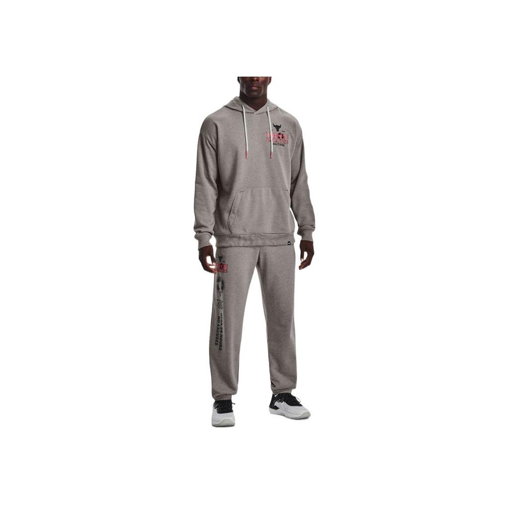 Under Armour Grafischer Print Sport Kordelzug Hoodie Herren Hoodies Grau 1373562-294