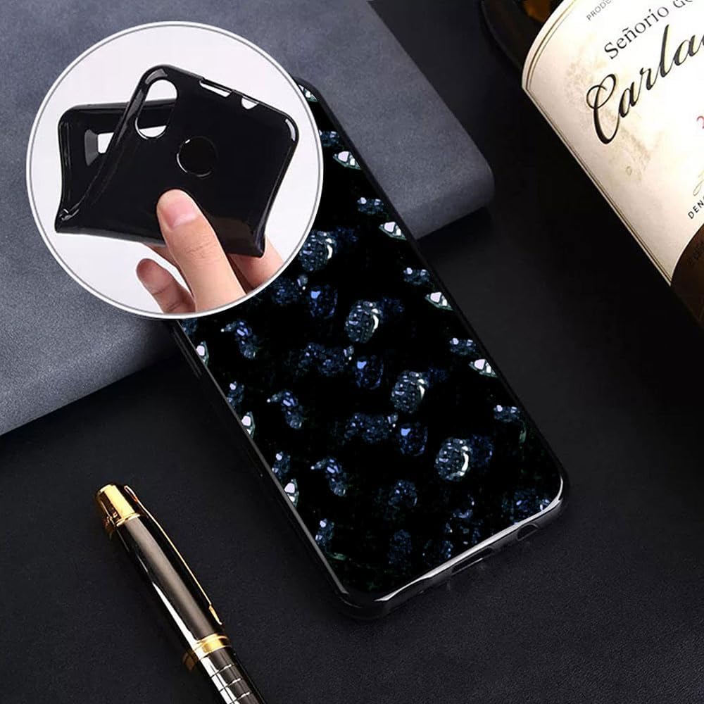 For Oukitel C37 Case, Black Shockproof Bumper Sleeves, 360° Drop Antiscratch Protection Cover Slim Fit Ultra-Thin Soft Silicone Phone Case for