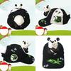 3D Panda Baseball Hat for Adult Children Adjustable Cartoon Designs for Outdoor Activity Travel and Family Gathering Use