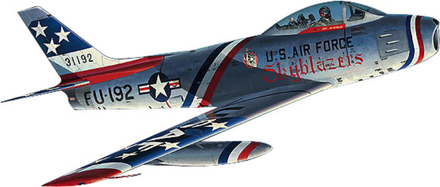 

Hasegawa US Air Force Sabre Sky Blazers Plastic Model 09969 1/48 F-86F-35