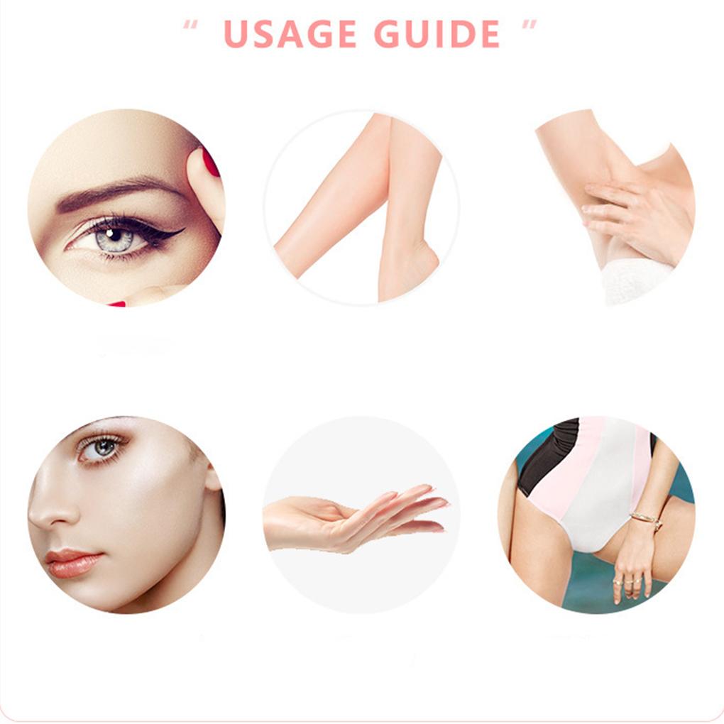 Electric Eyebrow Trimmer Facial Hair Removal Epilator Household Washable Battery Operated Brows Remover