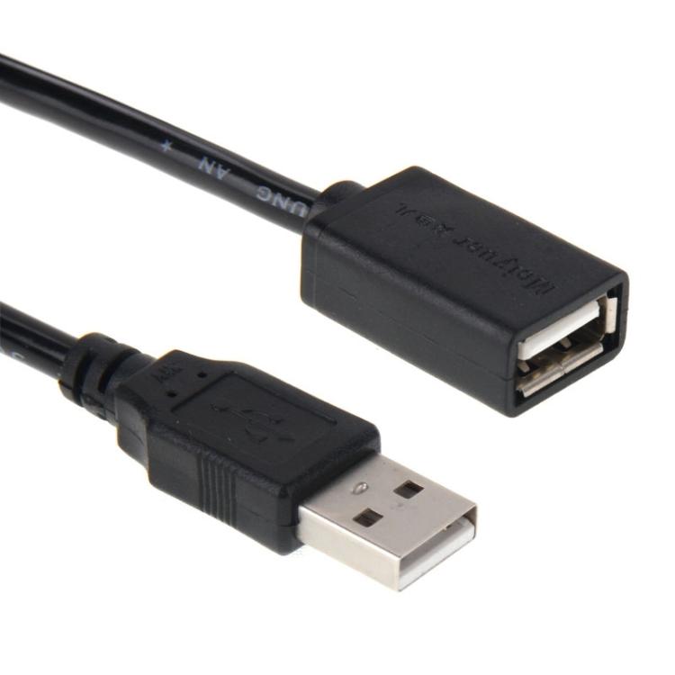 

Удлинительный кабель USB 2.0 AM-AF, длина: 2,5м(черный) чёрный