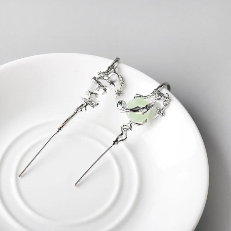 Multifuntional Studs Earrings To Improve Casual or Elegant Outfits Alloy Texture Cuff Earrings for Various Occasion