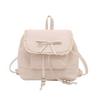Schoolbag On New Sweet Korean Style PU Small Backpack Women's Bag Wholesale Internet Celebrity Explosion Lady Backpack Trend Bag