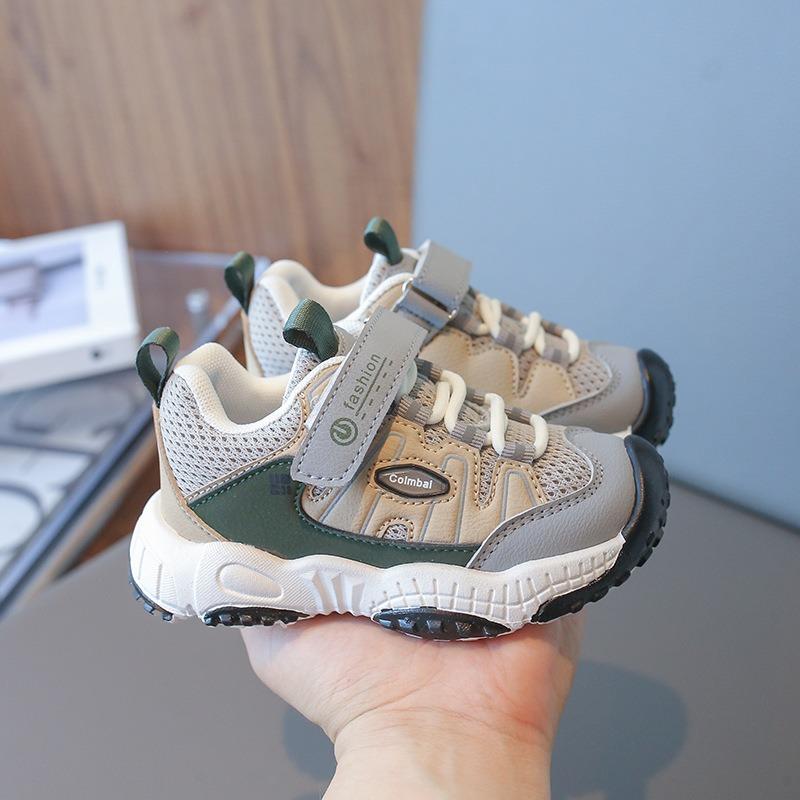 Осенняя детская спортивная обувь из дышащей сетки 24 — фото 4