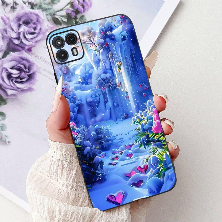 For Motorola Moto G50 Case XT2137-1 XT2137-2 Cover Cute Cat Flower Cartoon TPU Back Shell For Motorola Moto G50 5G XT2149-1 Capa