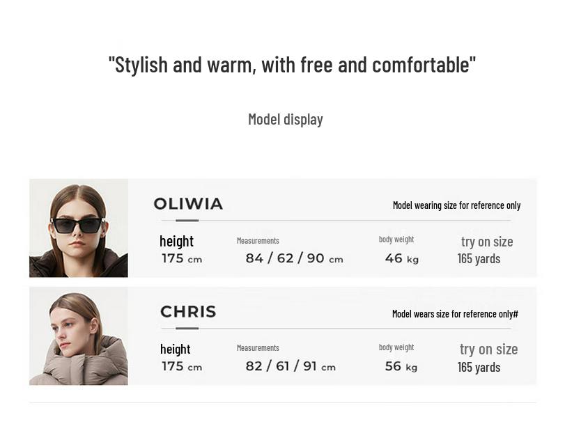 Tanboer Damen TBF530836Z Lange Verdickte Daunenjacke mit Kapuze