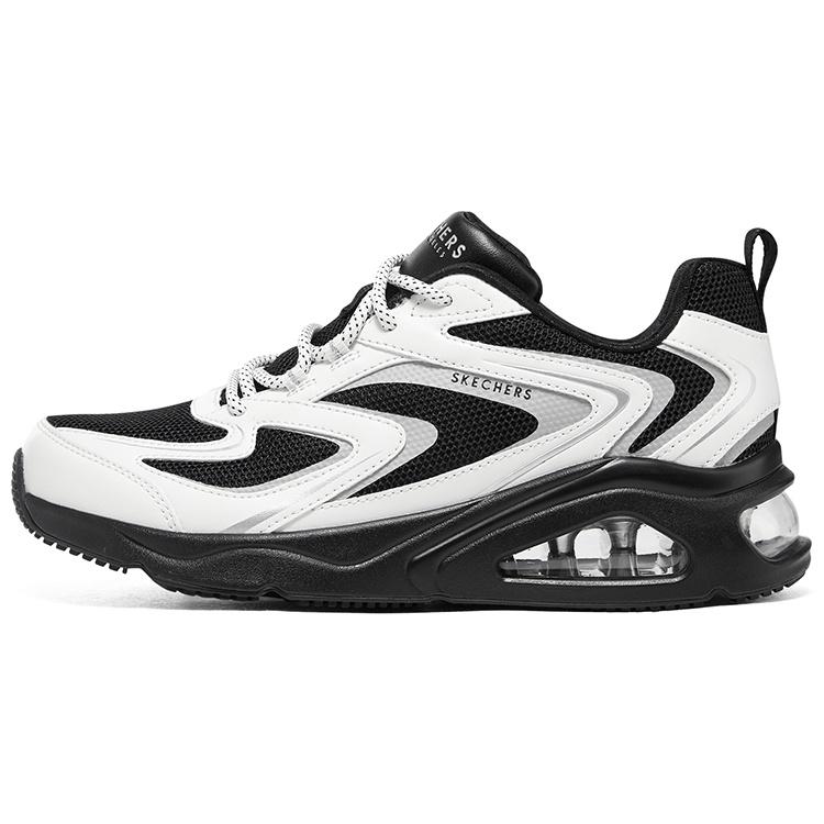 (WMNS) Skechers Tres-Air Street Fl-Air - Black White Women s 177424-BKW EU 36