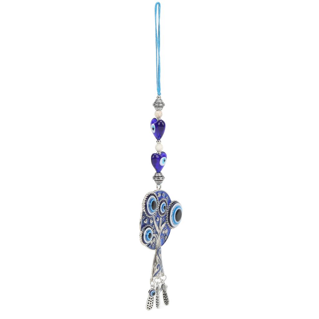 Evil Eye Pendant Coloured Glaze Alloy Exquisite Elegant Style Bring Good Luck Benediction Evil Eye Car Hanging Ornament