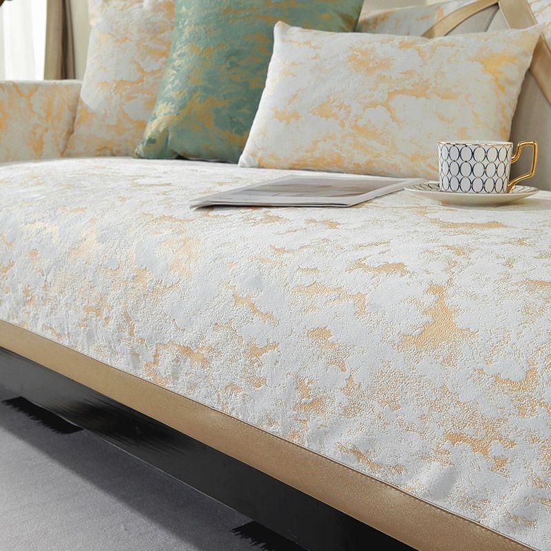 

Accessible Luxury All Year Round Sofa Cushion General Fabrics Luxury Non-Slip Modern Nordic Simple Leather Cover Cushion 2025 New Arrival Platinum Phnom Penh 70 * 50CM