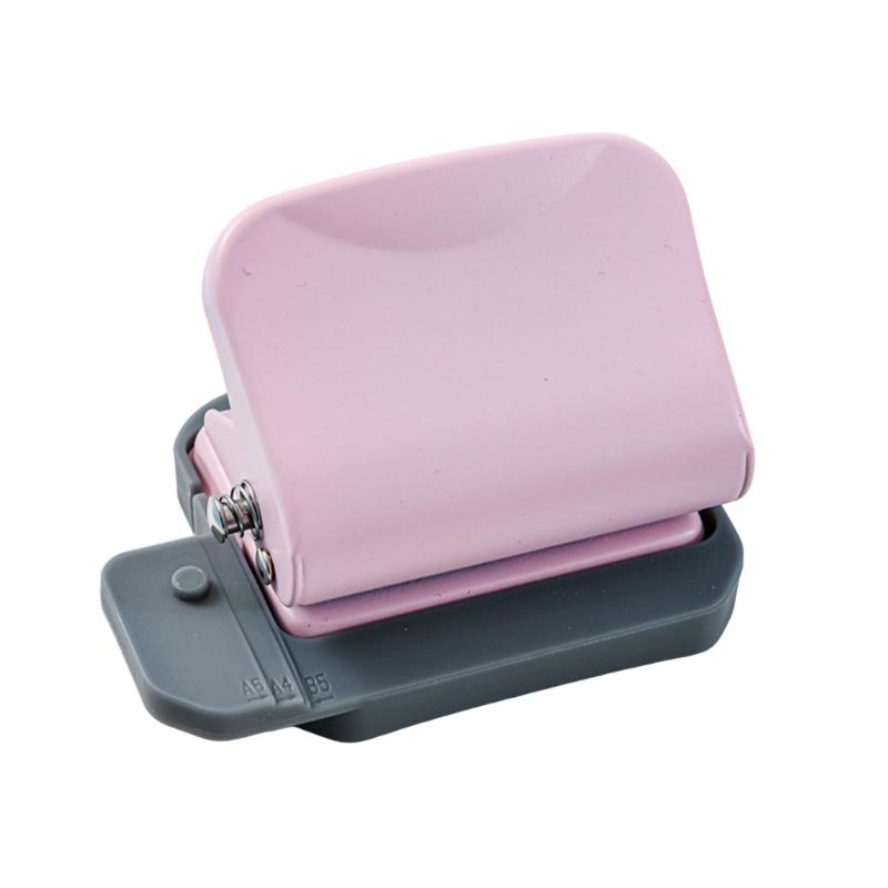 

6 Hole Puncher Slip Resistant Handle 6 Hole Punch Effortless Punching 10 Sheets Capacity for Binders Loose Leaf Notebook