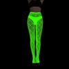 Leuchtende Fischernetzkniestrümpfe Netz Hohl Leuchtende Basis Socken Glänzende Strumpfhosen Strümpfe Damen Sexy Druck Nachtleuchtende Strümpfe