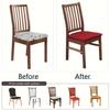 1Pcs Solid Color High Elastic Chair Cover Soft Chair Seat Covers Comfortable Chair Slipcover Minimalist Style Chair Protective Cover